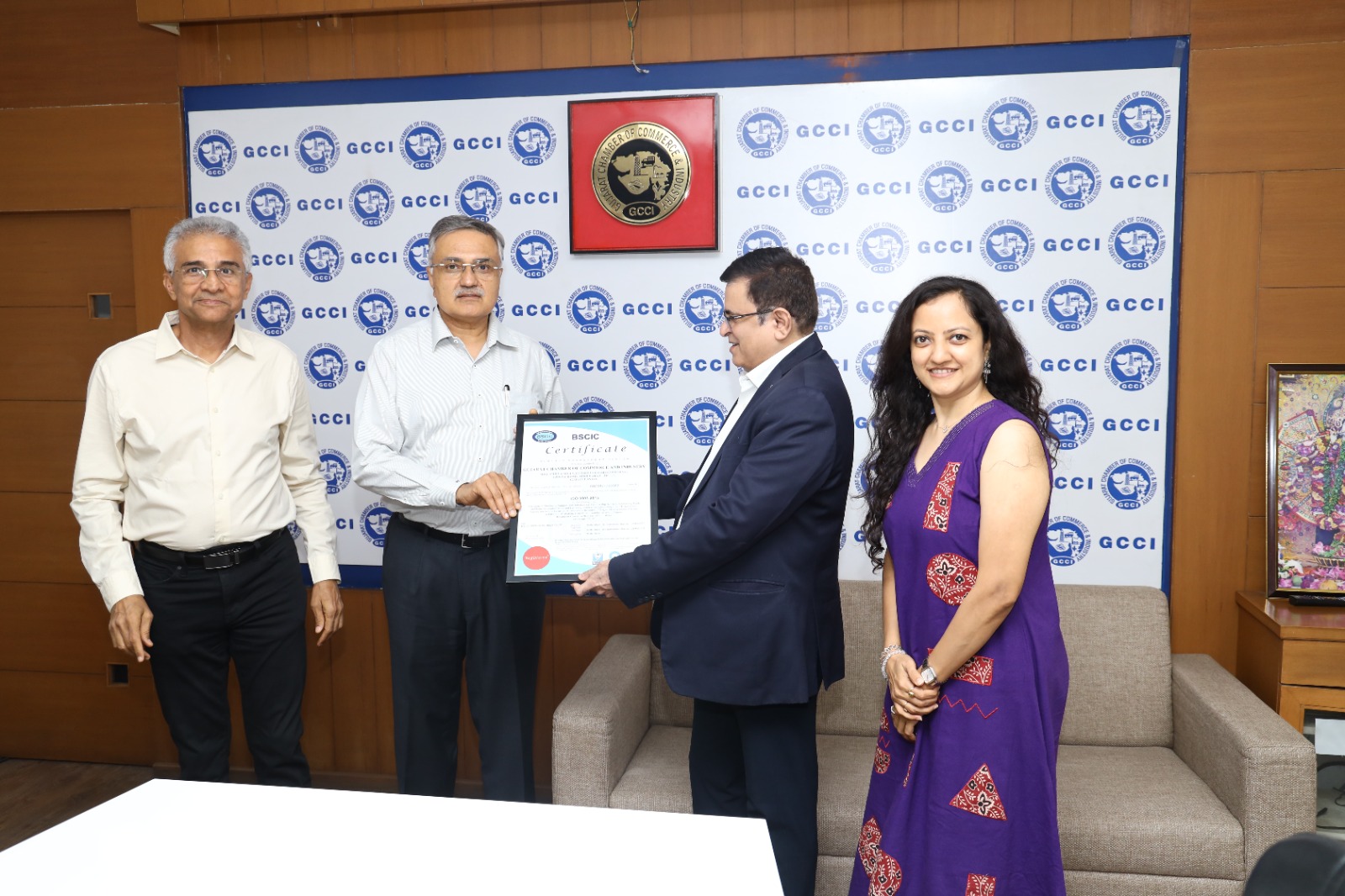 GCCI Awarded ISO 9001:2015 Certification