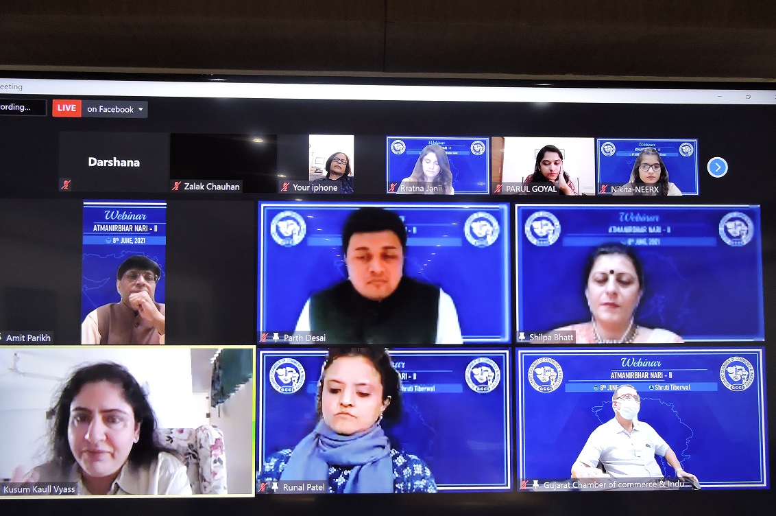 An Interactive Webinar on  ’ATMANIRBHAR  NARI-II’  by Startup and Innovation, Business Women Wing & Youth Wing Committee