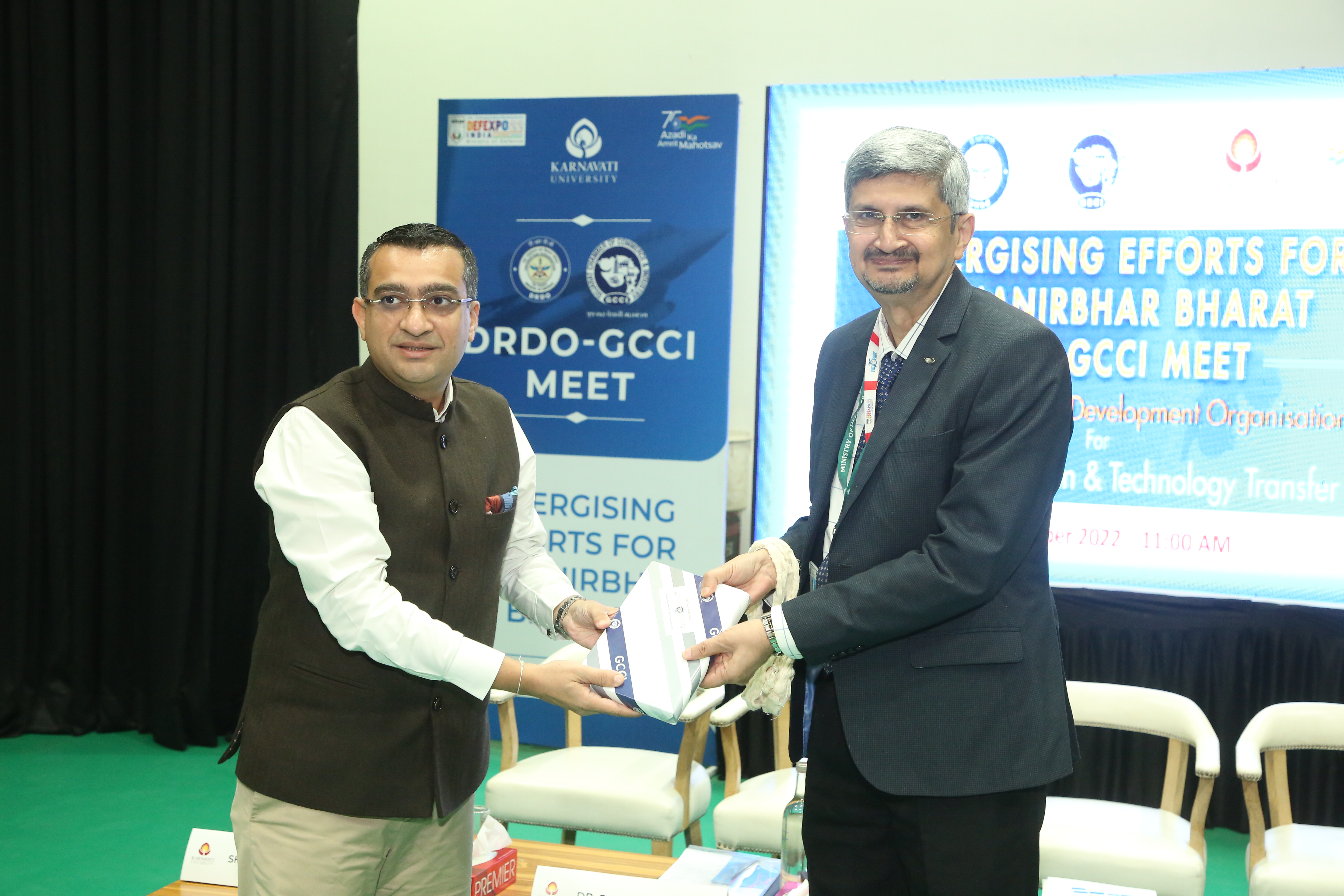 Interaction on Synergising efforts for Atmanirbhar Bharat – DRDO-GCCI