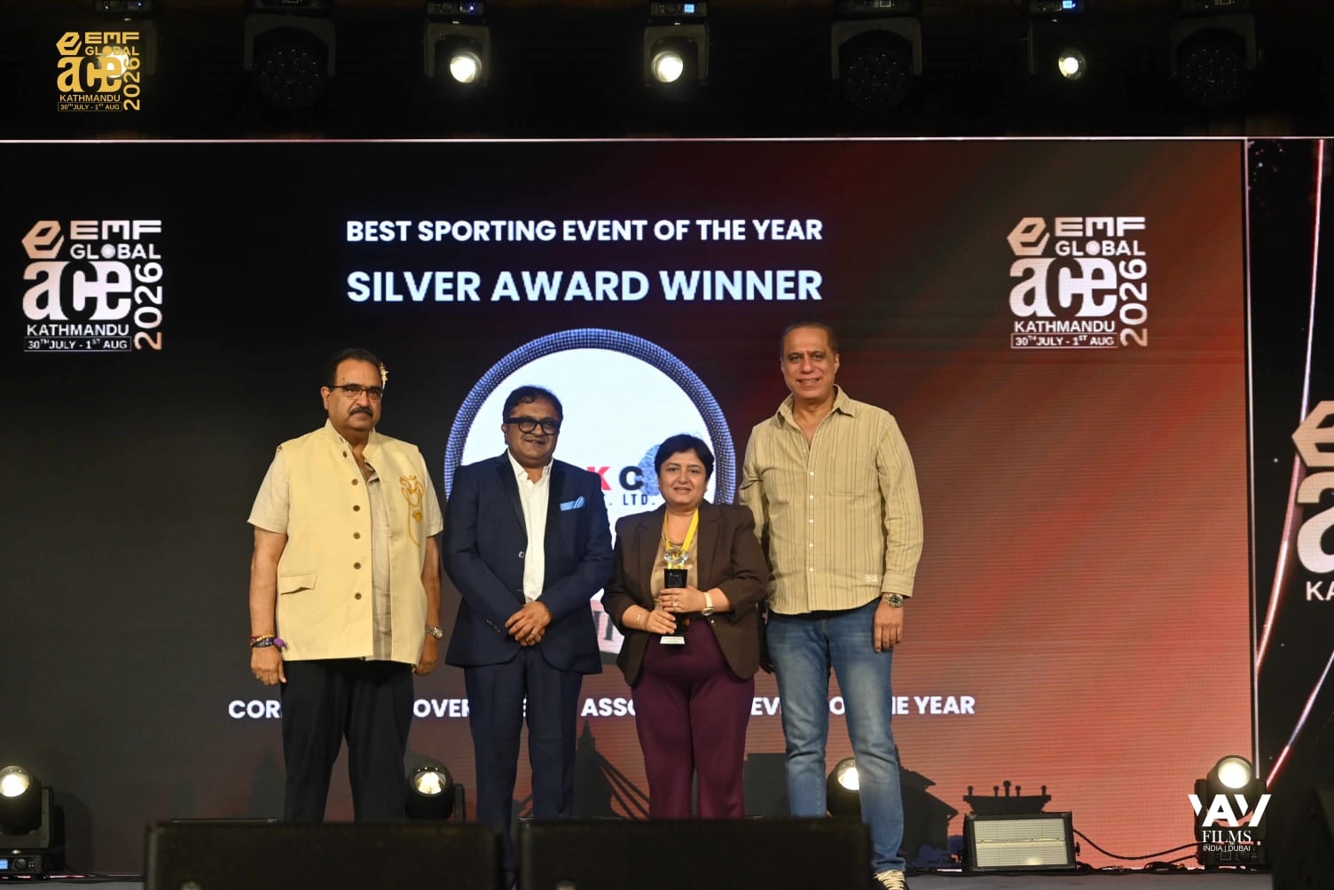 Received Best Sporting Event EMF ACE Global Convention & Awards 2026