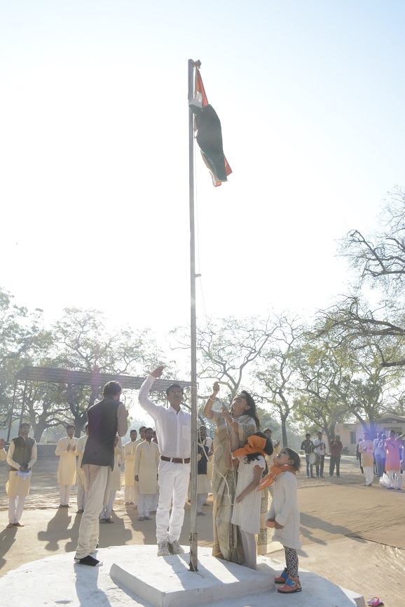 Youth Wing - Republic Day: - Flag Hosting & CSR