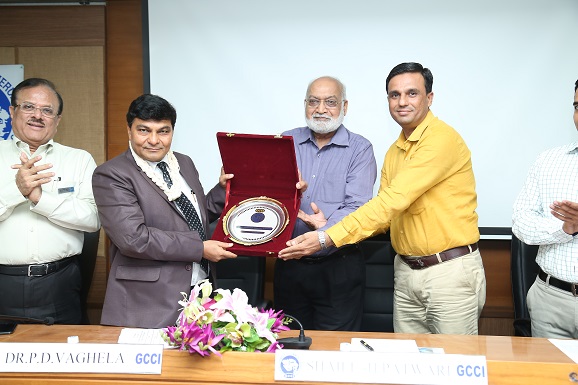 Felicitation program of Dr. P. D. Vaghela, IAS Commissioner of Commercial Tax Government of Gujarat